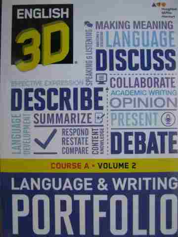 (image for) English 3D Course A Language & Writing Portfolio Volume 2 (P)