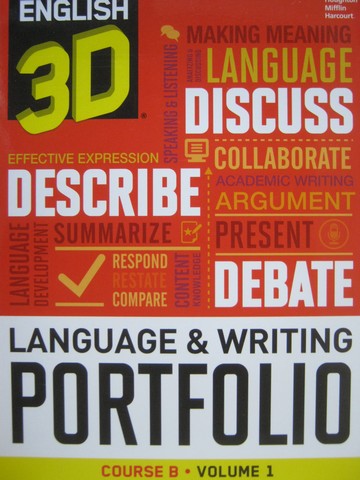 (image for) English 3D Course B Language & Writing Portfolio Volume 1 (P)