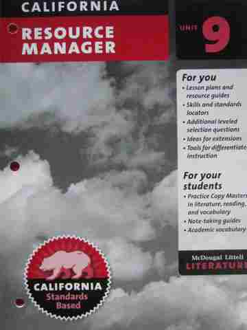(image for) Literature 7 Resource Manager Unit 9 (CA)(P)