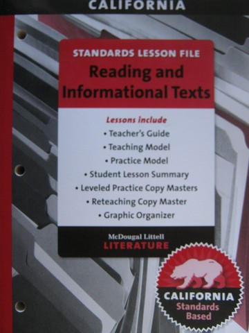 (image for) Literature 7 Reading & Informational Texts (CA)(P)
