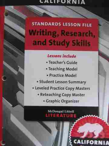 (image for) Literature 7 Writing Research & Study Skills (CA)(P)