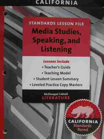 (image for) Literature 7 Media Studies Speaking & Listening (CA)(P)