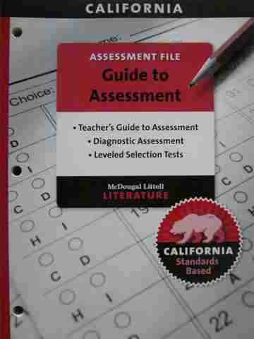 (image for) Literature 7 Guide to Assessment (CA)(P)
