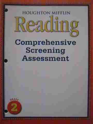 (image for) Reading 2 Comprehensive Screening Assessment (P)