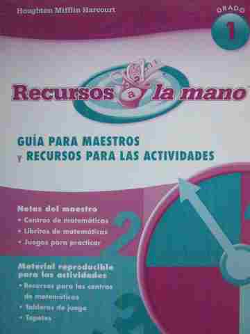 (image for) Recursos la mano 1 Guia para maestros y Recursos para las actividades (TE)(P)