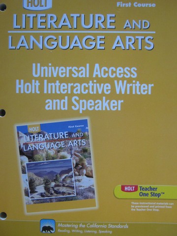 (image for) Interactive Writer & Speaker 1st Course (CA)(P)