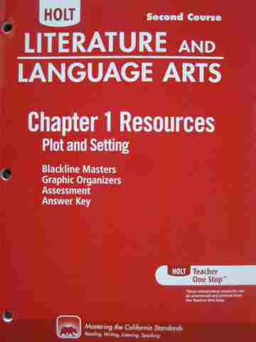 (image for) Literature & Language Arts 2nd Course Chapter 1 Resources (CA)(P