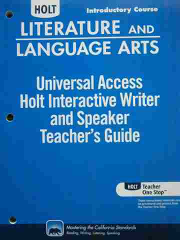 (image for) Interactive Writer & Speaker TG Introductory Course (CA)(TE)(P)