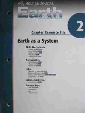 (image for) Earth Science Chapter Resource File 2 (P)