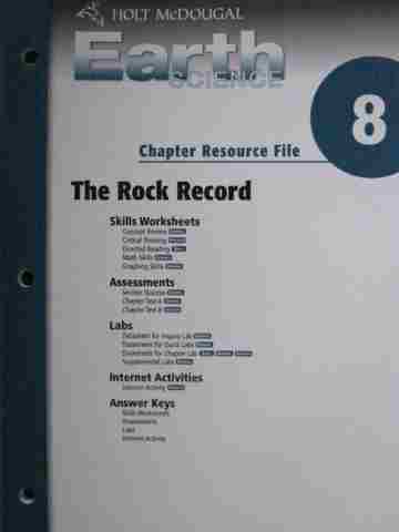 (image for) Earth Science Chapter Resource File 8 (P)