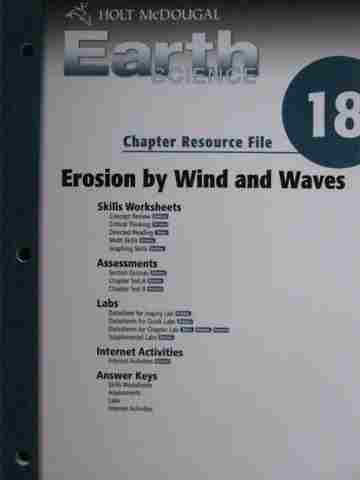 (image for) Earth Science Chapter Resource File 18 (P)