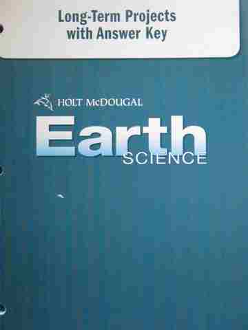 (image for) Earth Science Long-Term Projects with Answer Key (P)