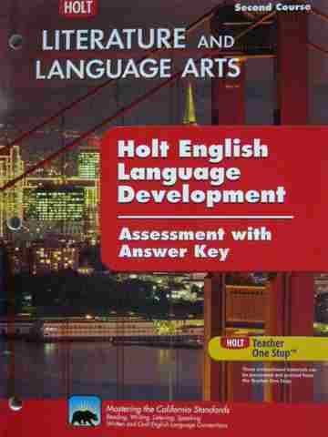(image for) ELD Assessment with Answer Key 2nd Course (CA)(P)