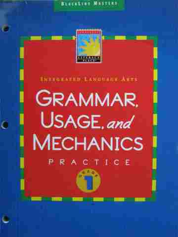 (image for) Literacy Place 1 Grammar Usage & Mechanics Practice BLM (P)