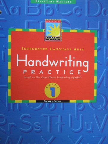 (image for) Literacy Place 1 Handwriting Practice BLM TE (TE)(P)