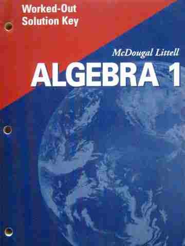 (image for) Algebra 1 Applications Equations Graphs Work-Out Solutions (P)