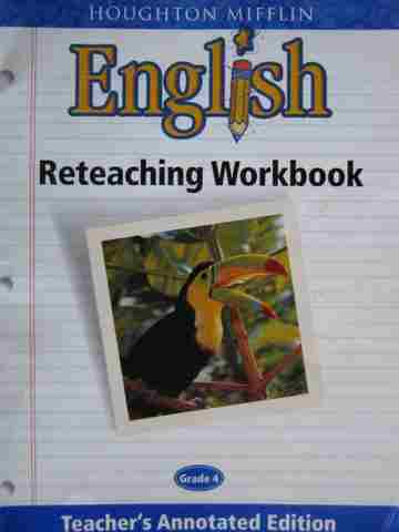 (image for) English 4 Reteaching Workbook TAE (TE)(P)