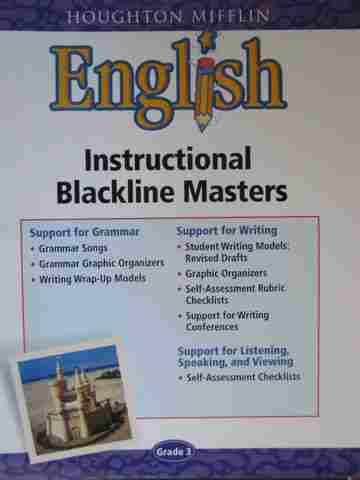 (image for) English 3 Instructional Blackline Masters (TE)(P)