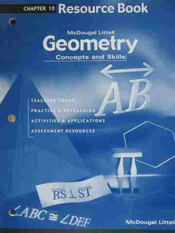 (image for) Geometry Concepts & Skills Chapter 10 Resource Book (P)