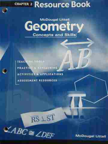 (image for) Geometry Concepts & Skills Chapter 2 Resource Book (P)