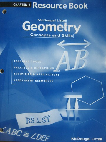 (image for) Geometry Concepts & Skills Chapter 6 Resource Book (P)