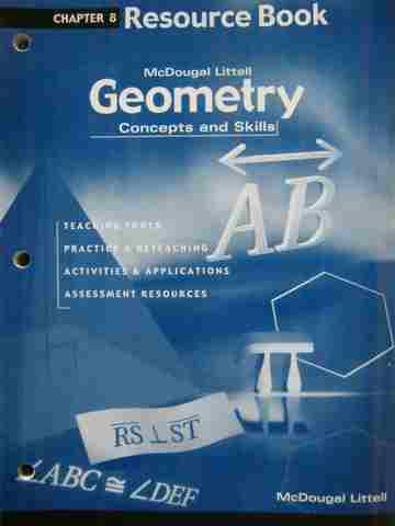 (image for) Geometry Concepts & Skills Chapter 8 Resource Book (P)