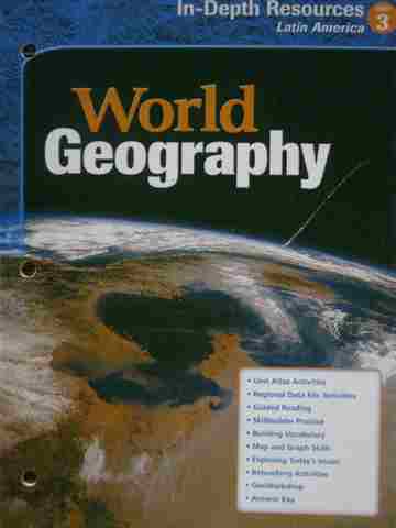 (image for) World Geography In-Depth Resources Unit 3 (P)