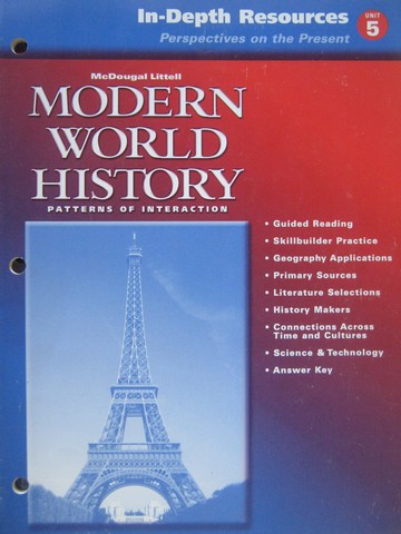 (image for) Modern World History In-Depth Resources Unit 5 Perspectives on the Present (P)