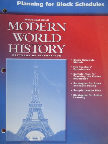 (image for) Modern World History Planning for Block Schedules (P)