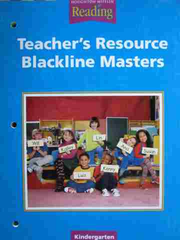 (image for) Reading K Teacher's Resource Blackline Masters (TE)(P)