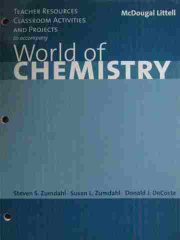 (image for) World of Chemistry Classroom Activities & Projects (TE)(P)