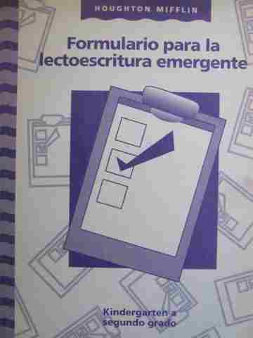 (image for) Lectura K-2 Formulario para la lectoescritura emergente (P)