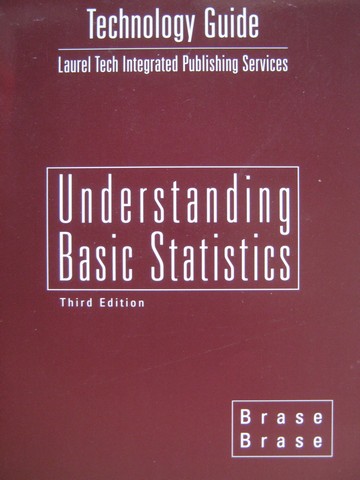 (image for) Understanding Basic Statistics 3rd Edition Technology Guide (P)