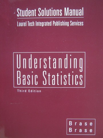 (image for) Understanding Basic Statistics 3rd Edition Student Solutions (P)