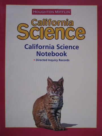 (image for) California Science 6 Science Notebook (CA)(P)
