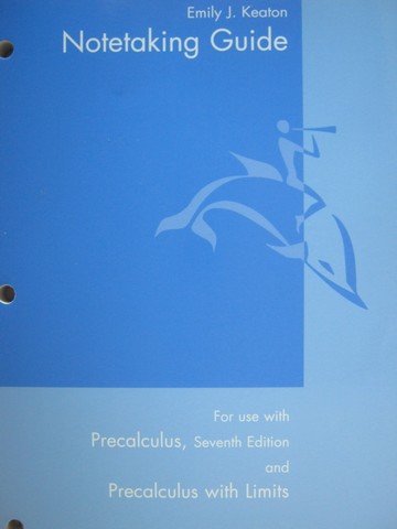 (image for) Precalculus with Limits Notetaking Guide (P) by Emily J Keaton