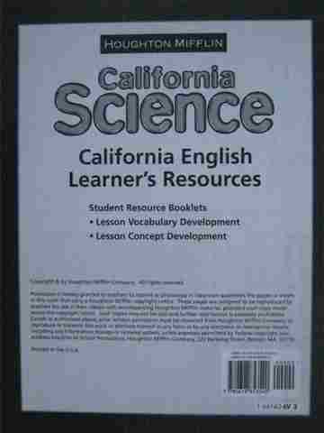 (image for) California Science 2 English Learner's Resources (CA)(P)