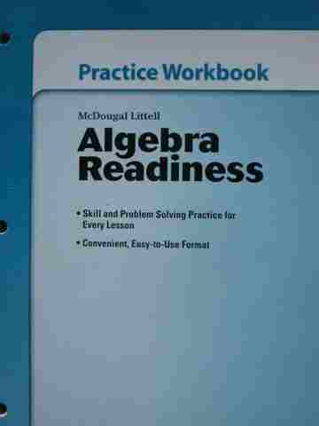 (image for) Algebra Readiness Practice Workbook (P)