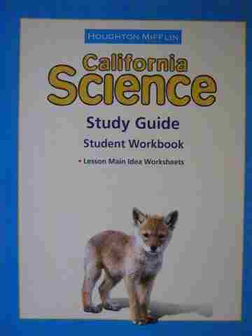 (image for) California Science K Study Guide Student Workbook (CA)(P)