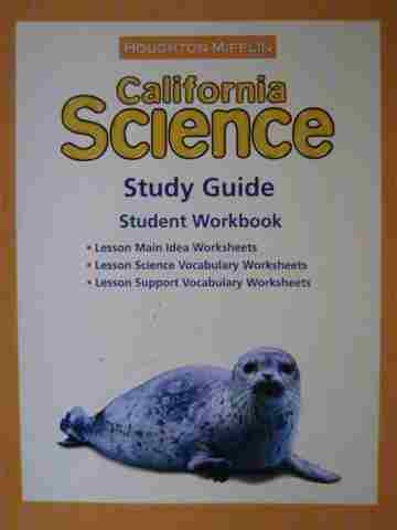 (image for) California Science 5 Study Guide Student Workbook (CA)(P)
