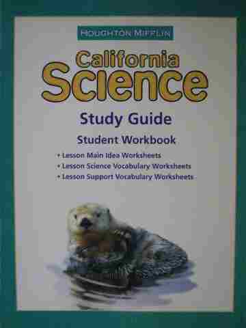 (image for) California Science 1 Study Guide Student Workbook (CA)(P)