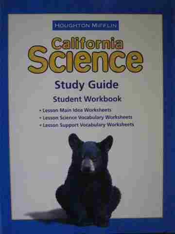 (image for) California Science 4 Study Guide Student Workbook (CA)(P)