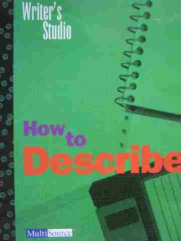 (image for) Writer's Studio How to Describe (P)