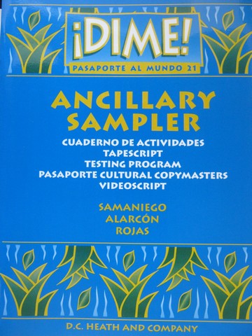 (image for) Dime! Pasaporte al mundo 21 Ancillary Sampler (P)