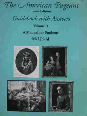 (image for) American Pageant 10e Guidebook Volume 2 (P) by Piehl