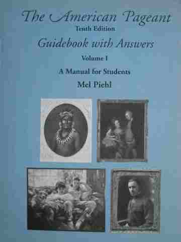 (image for) American Pageant 10th Edition Guidebook Volume 1 (P) by Piehl