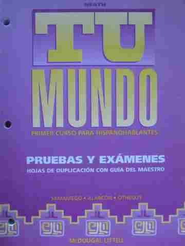 (image for) Tu mundo Primer curso Pruebas y examenes BLM TE (TE)(P)