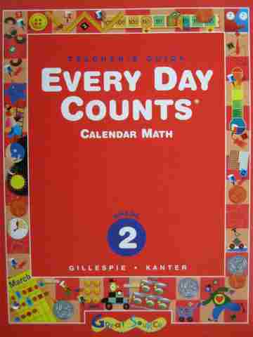 (image for) Every Day Counts Calendar Math 2 TG (TE)(P) by Gillespie,