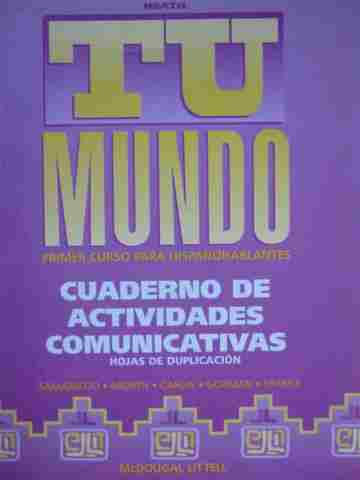 (image for) Tu mundo Cuaderno de actividades comunicativas BLM (P) - Click Image to Close