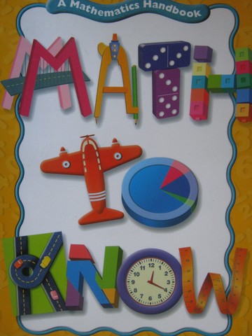 (image for) Math to Know (P) by Mary C Cavanagh